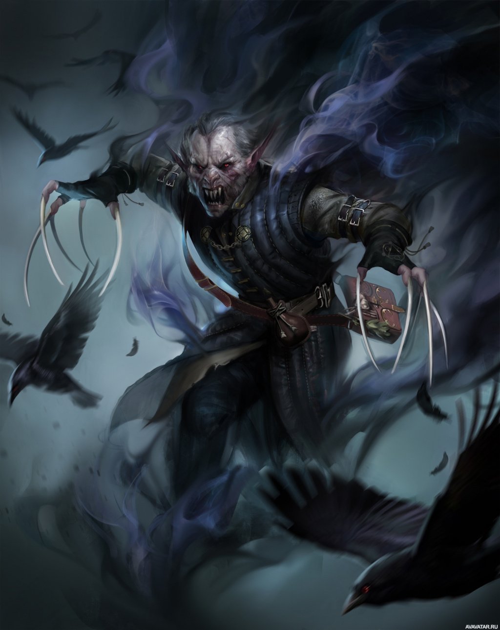 Вурдалак арт карандашом