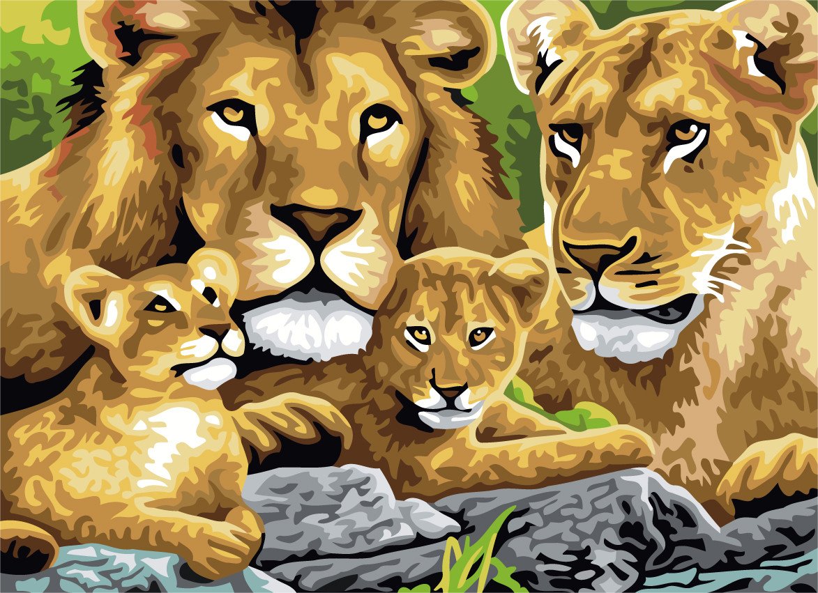 Львиная семья ex5263