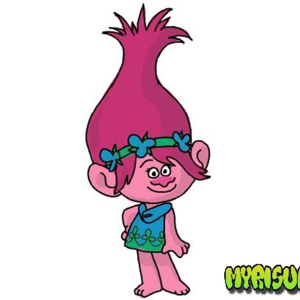 Розочка и Цветан Тролли мультик