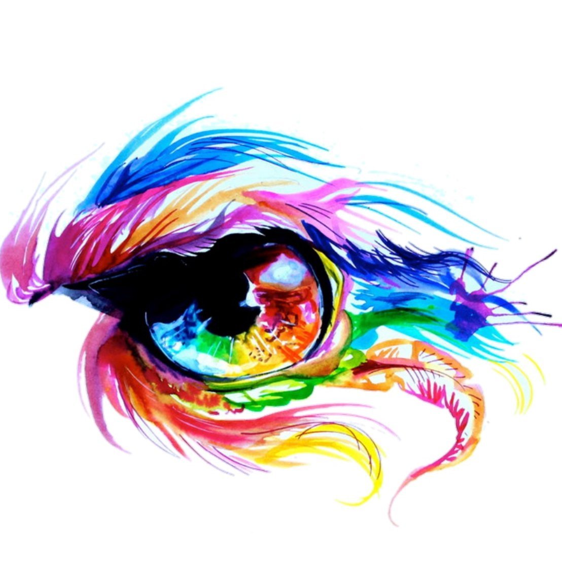 Сердечки Радуга фон