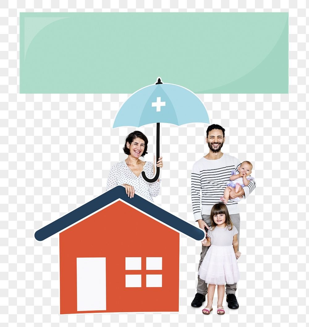 Баннер с рисунком дома