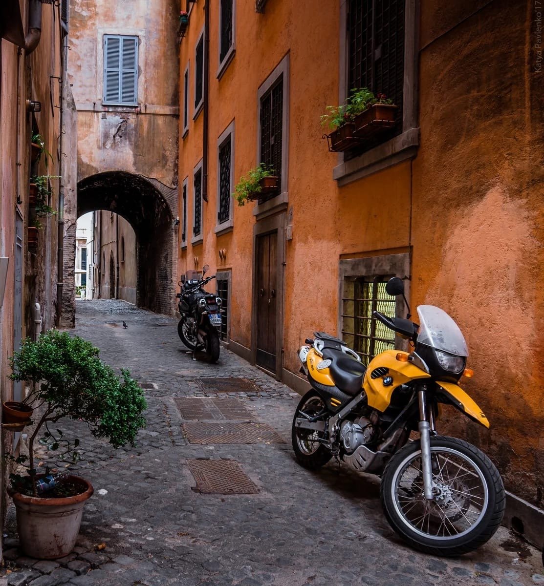 Улочки Портофино Италия улочки