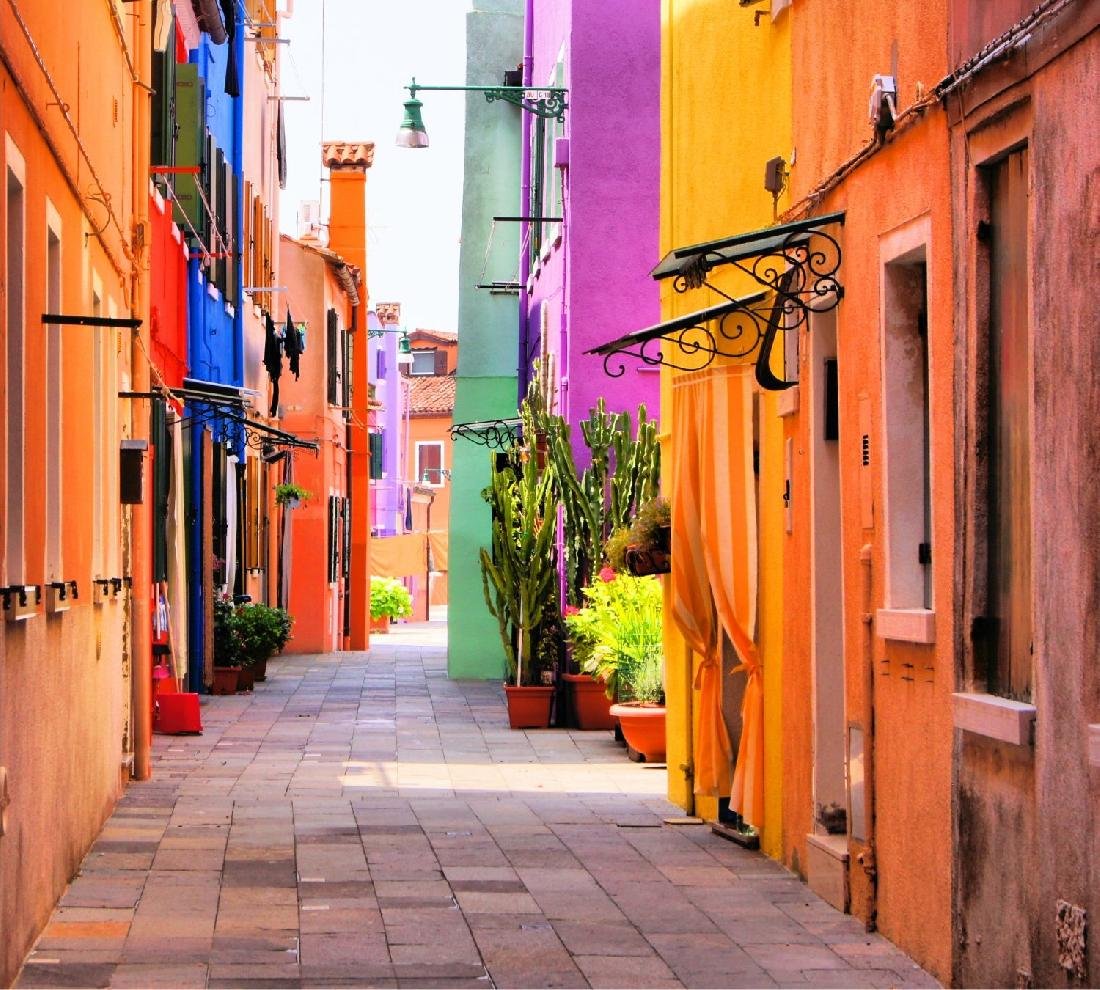 Улочки Портофино Италия улочки