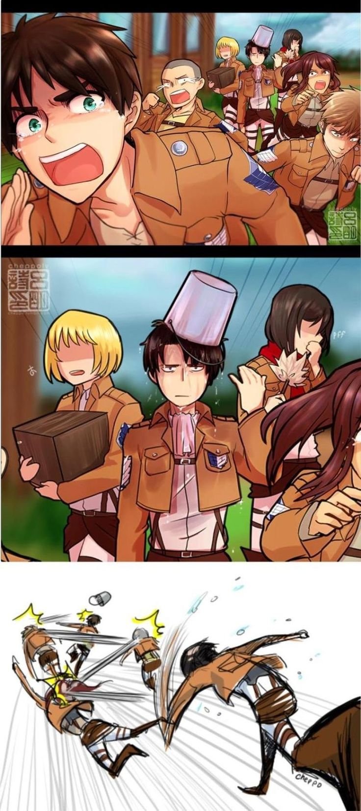 Атака титанов мемы