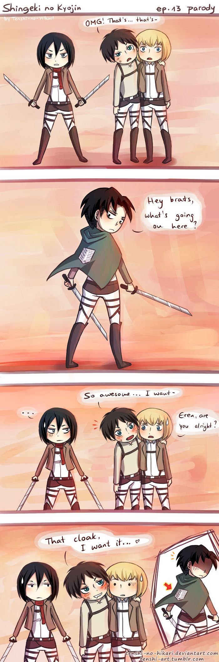 Аниме смешные мемы атака титанов