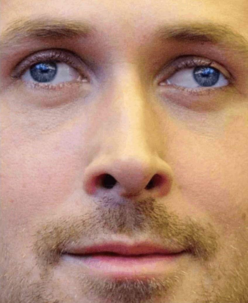 Райан Гослинг косоглазие