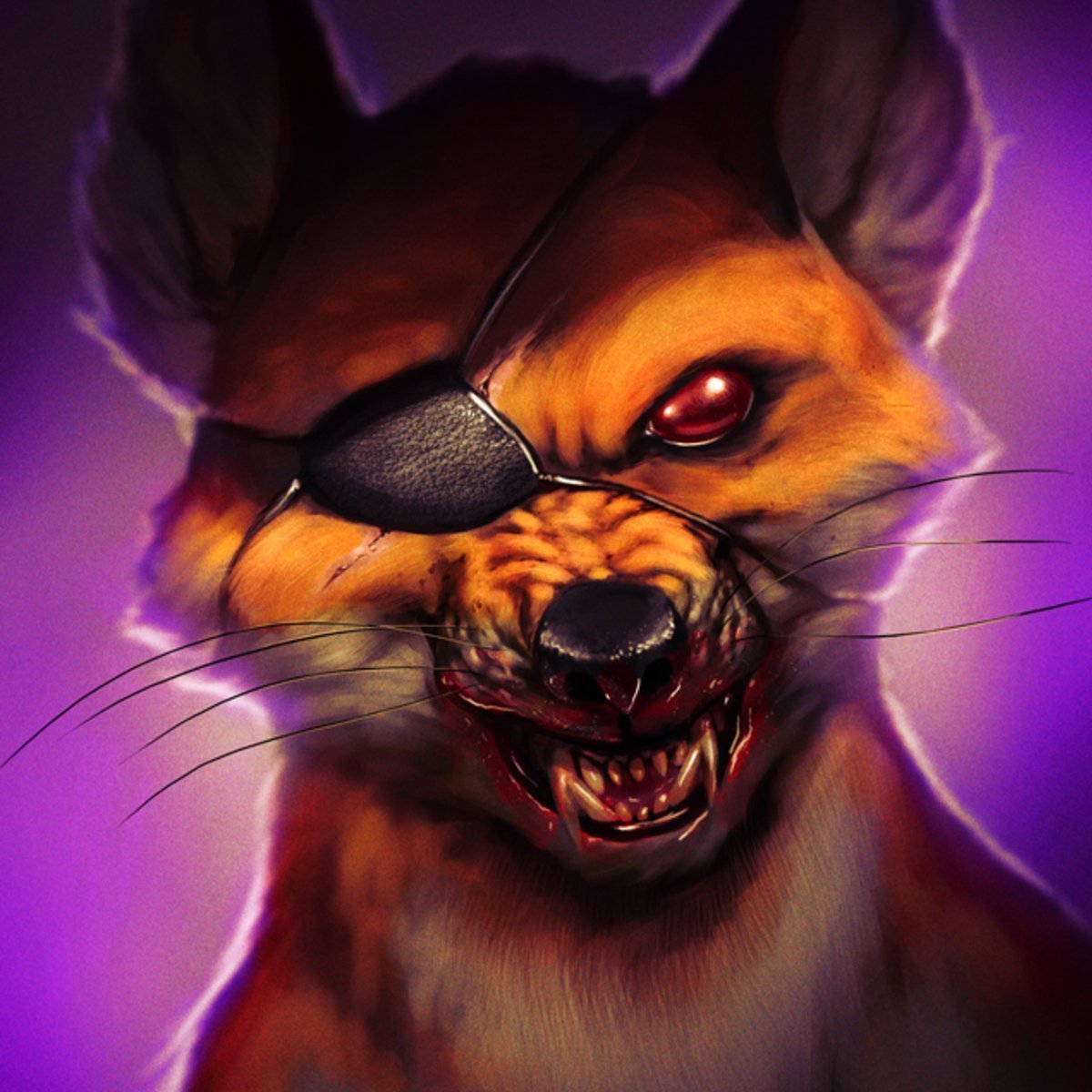 Лисичка рисунок