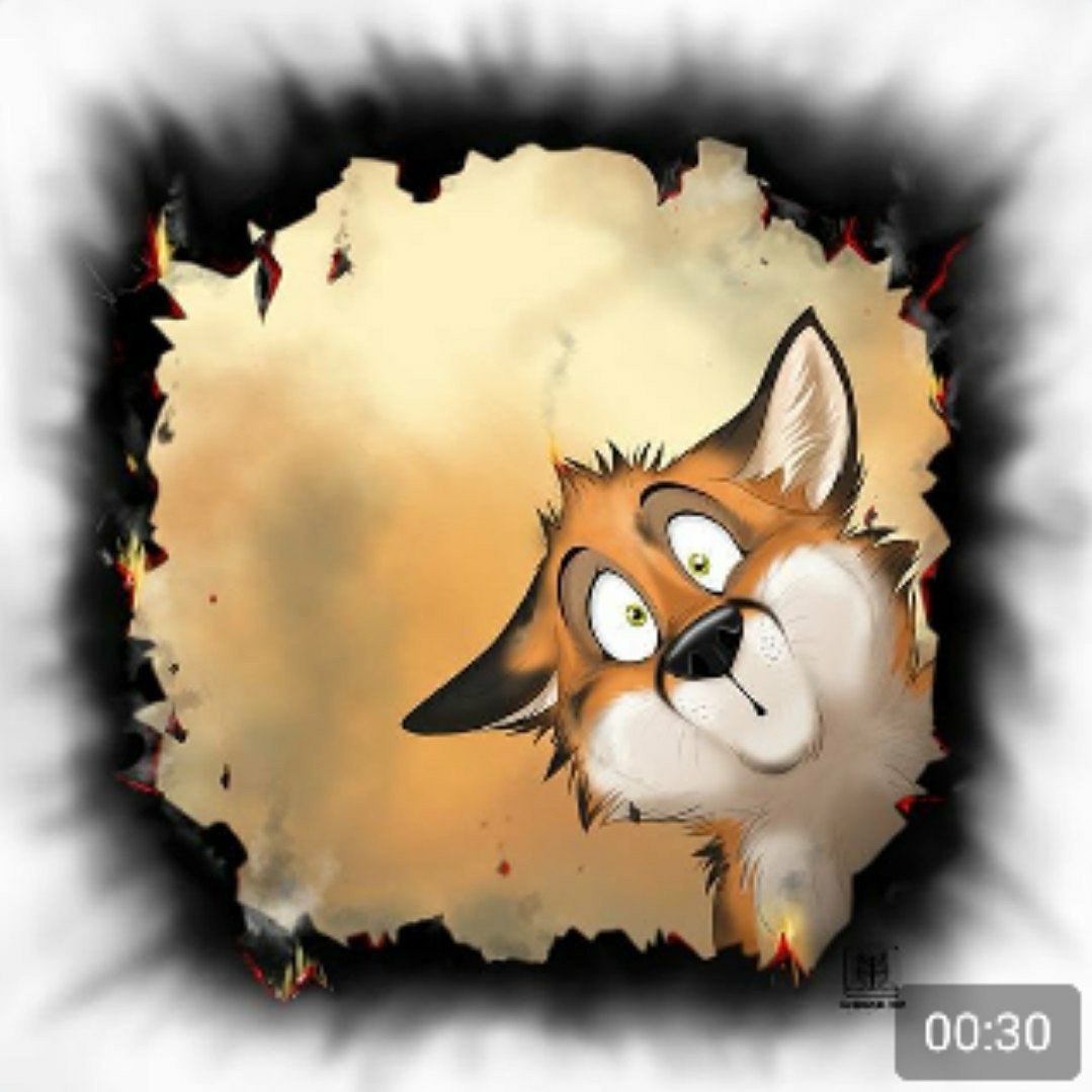 Лиса в веночке