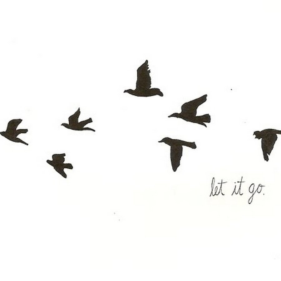 Силуэт птицы