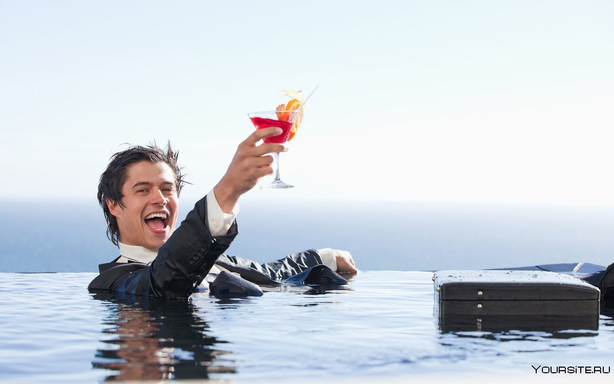 Бизнесмен на отдыхе