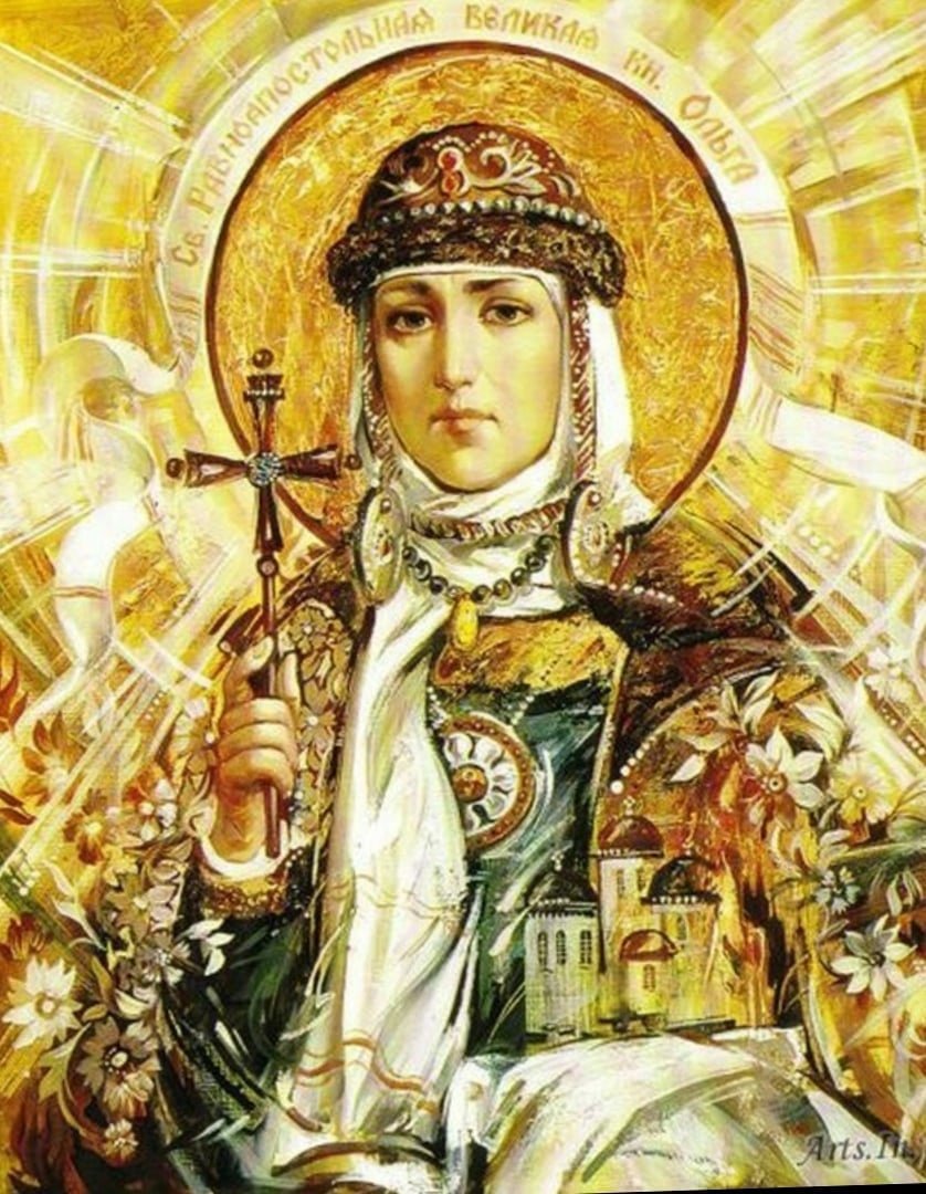 Княгиня Ольга в живописи Охапкин Александр