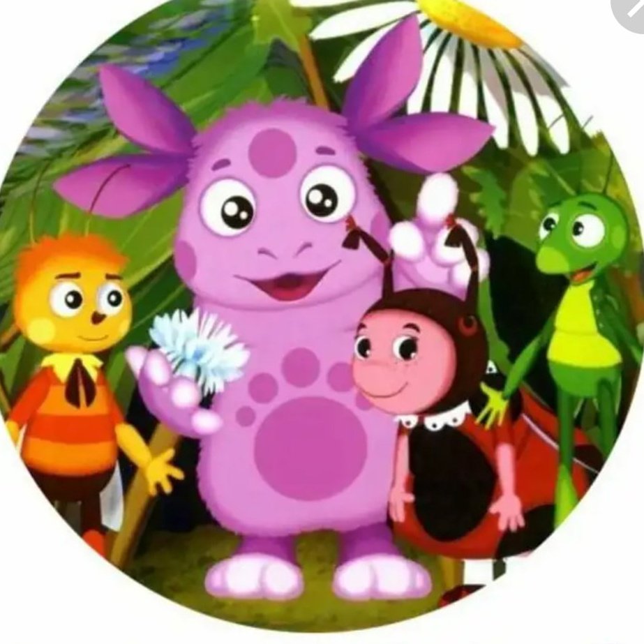 Герои из мультфильма Лунтик для срисовки