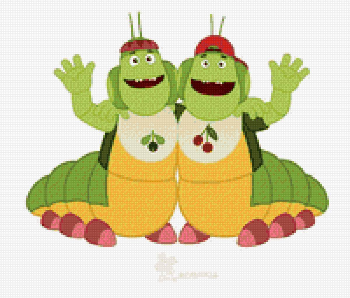 Герои мультика Лунтик Мила