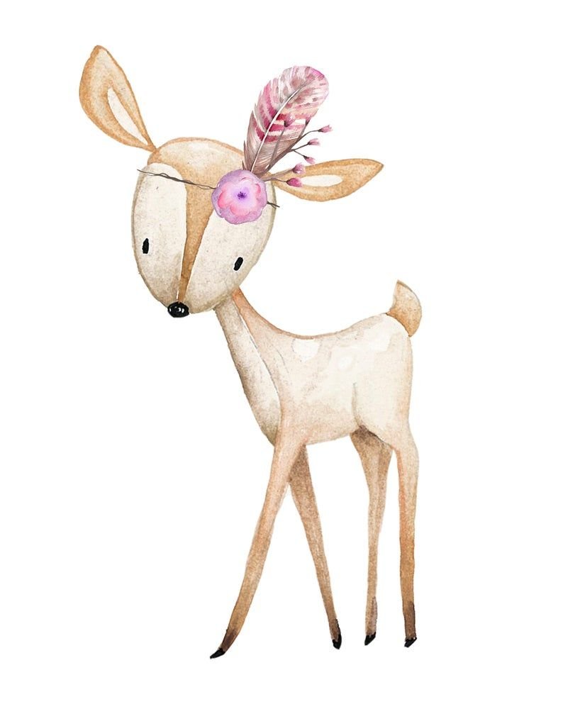 Акварельные животные для детей