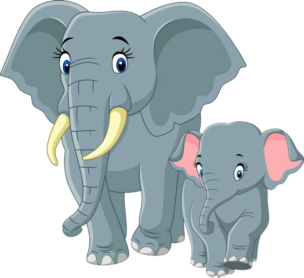 Слон карточка для детей