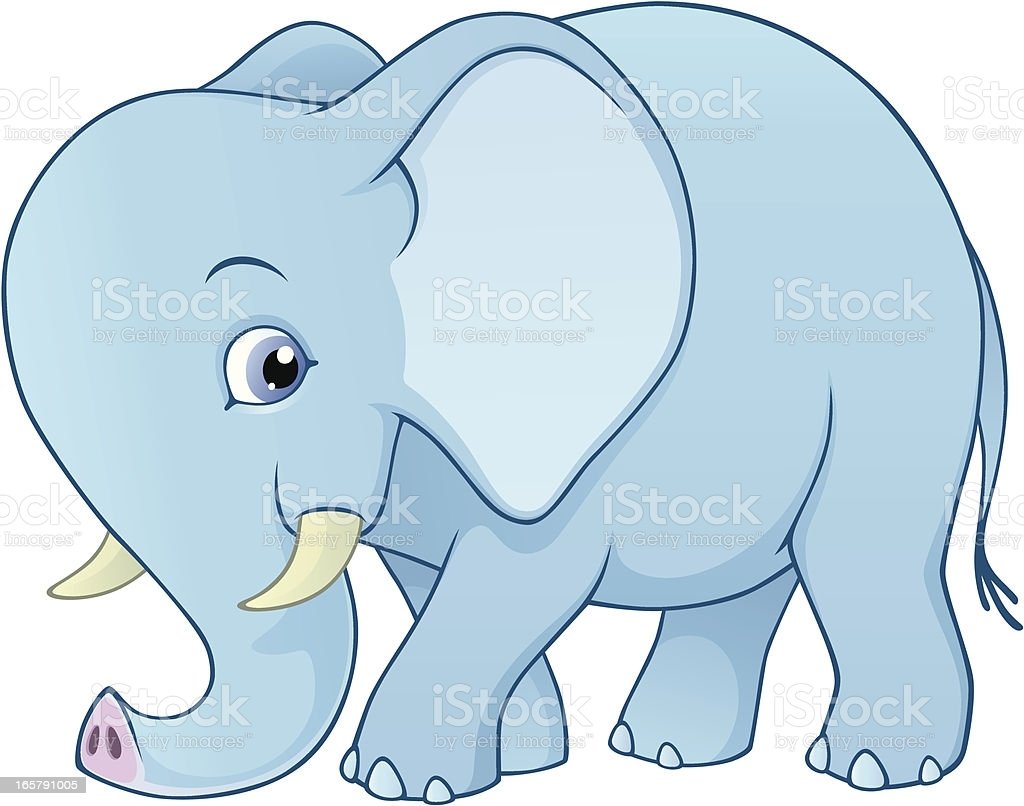 Большой и маленький слон