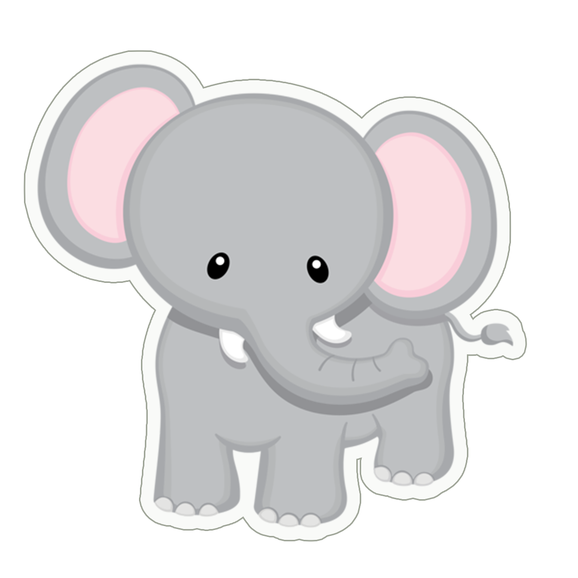 Слон аппликация для детей шаблоны