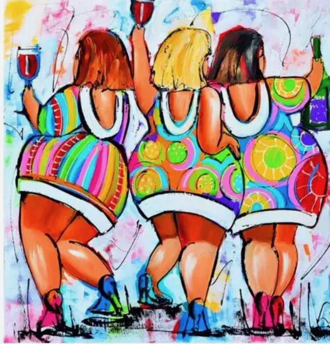 Девичник иллюстрация