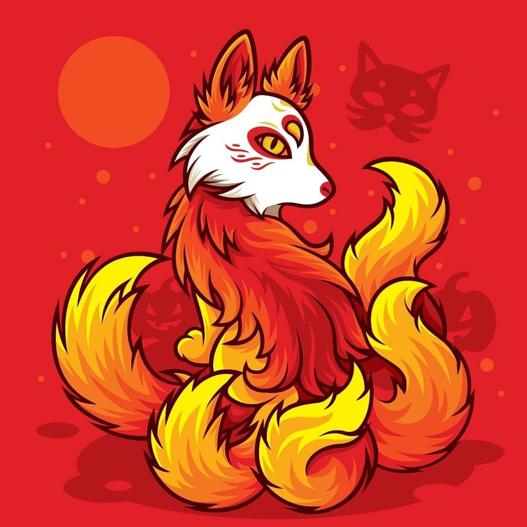 Кицунэ и солнце