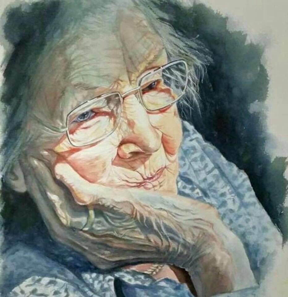 Портрет старушки