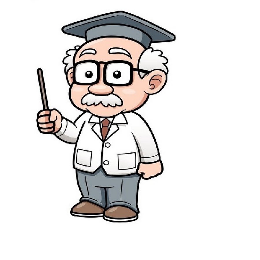 Чокнутый профессор мультяшный