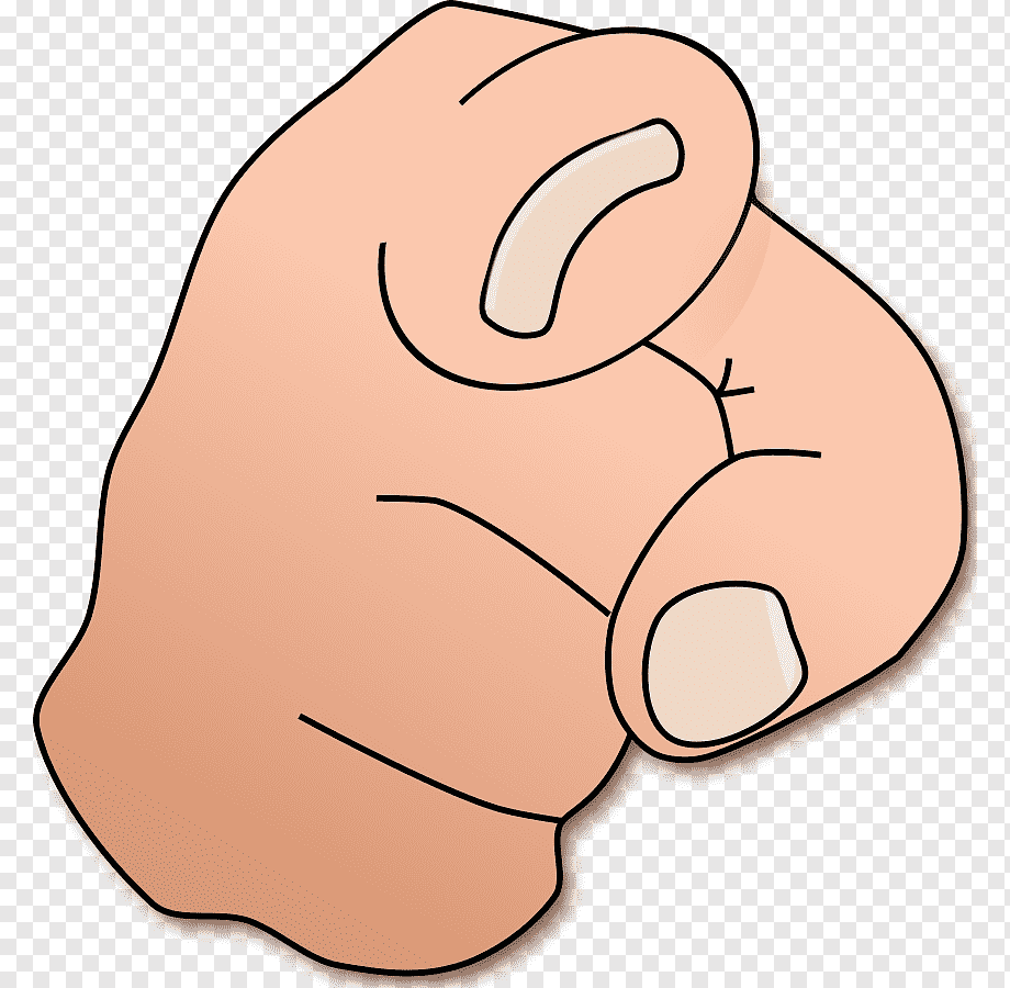 Палец указывающий на тебя