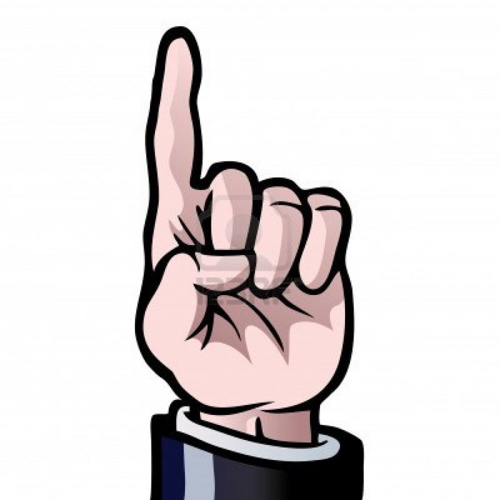 Девушка показывает мизинец