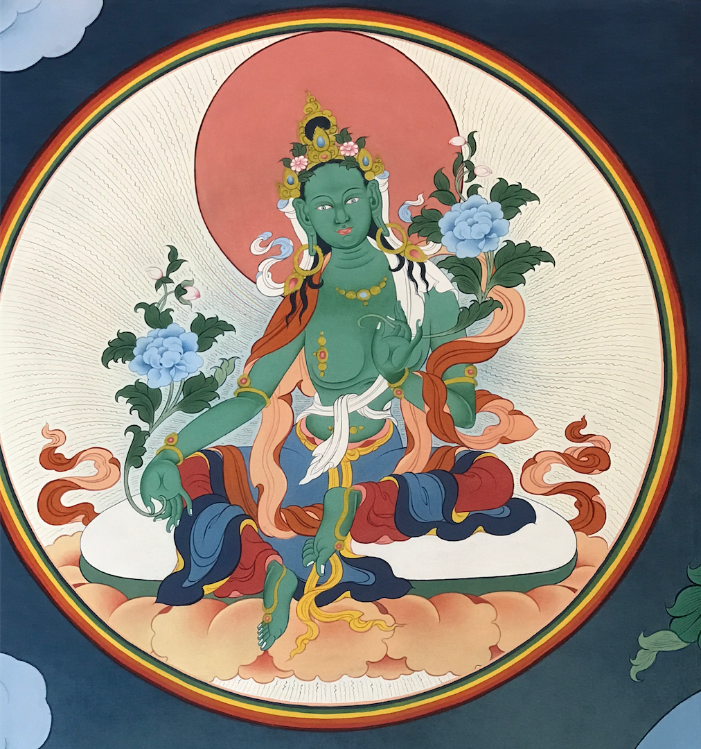 Будда зеленая тара