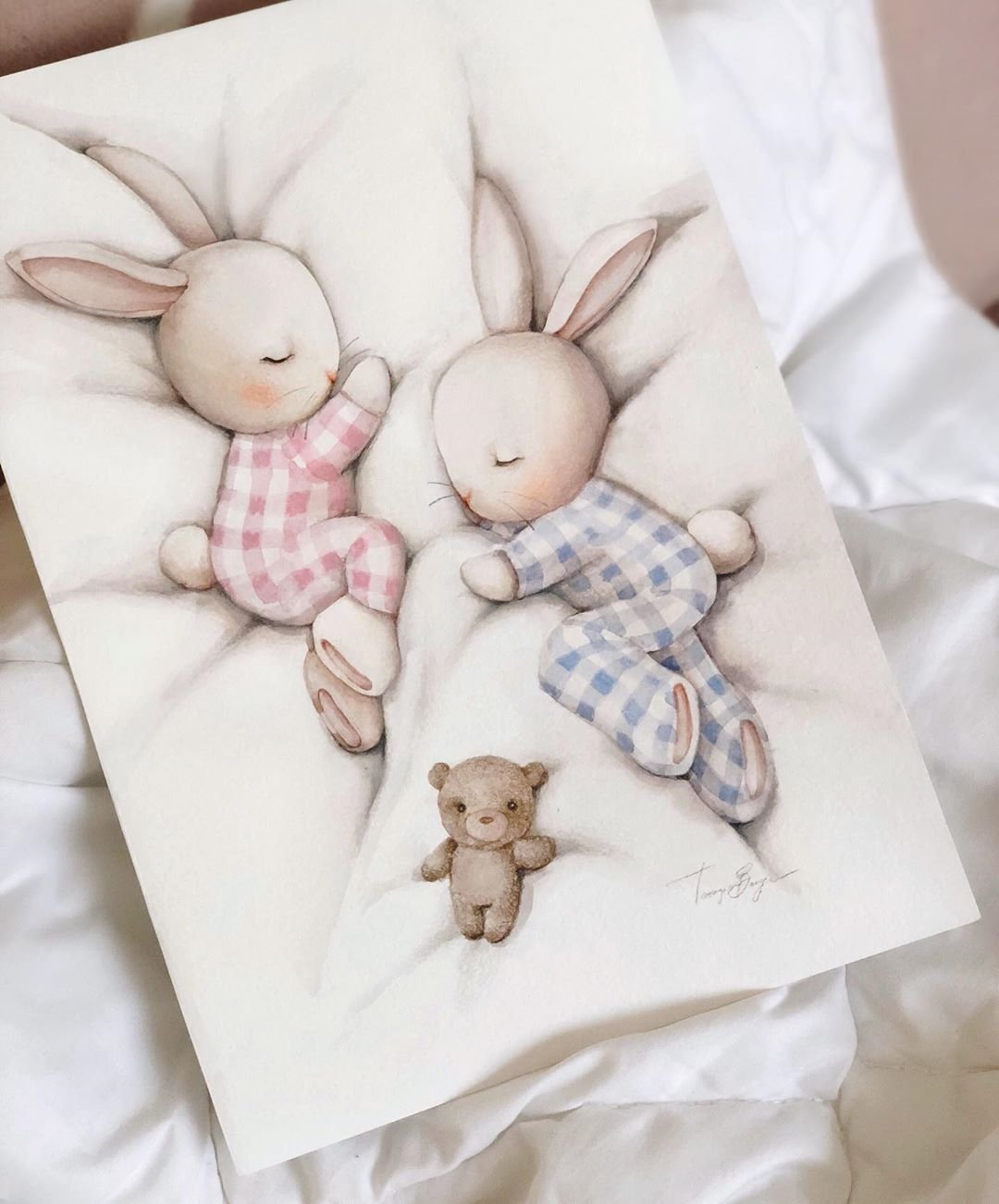 Влюбленные зайчики