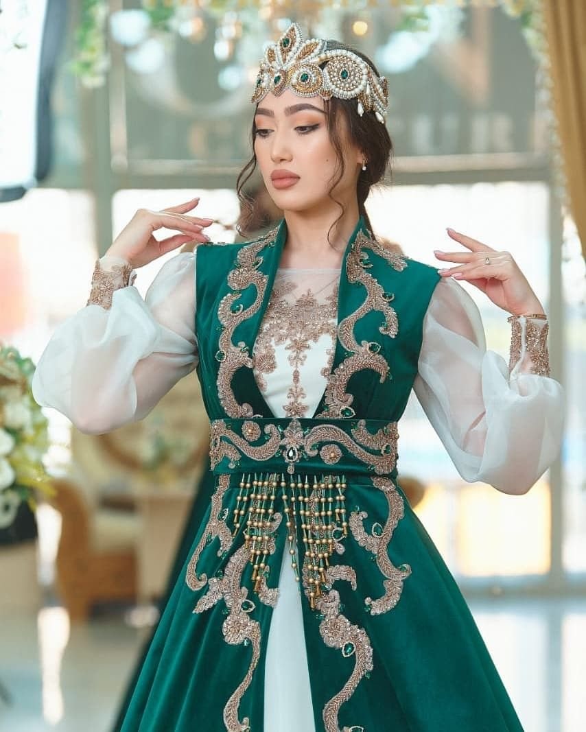 Фасоны узбекских платьев для невест