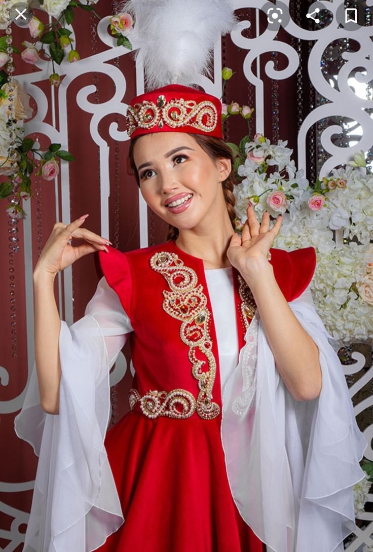 Казахские Наряды для девушек