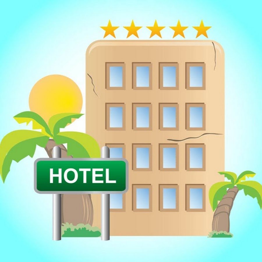 Векторное изображение отеля