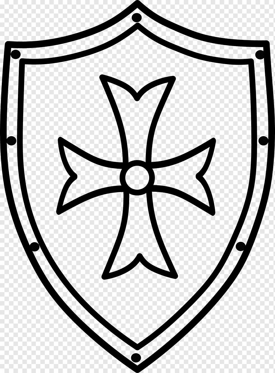 Щит рыцаря рисунок