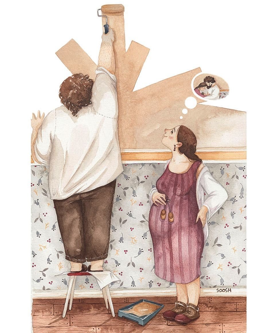 Счастливая семья с дочкой