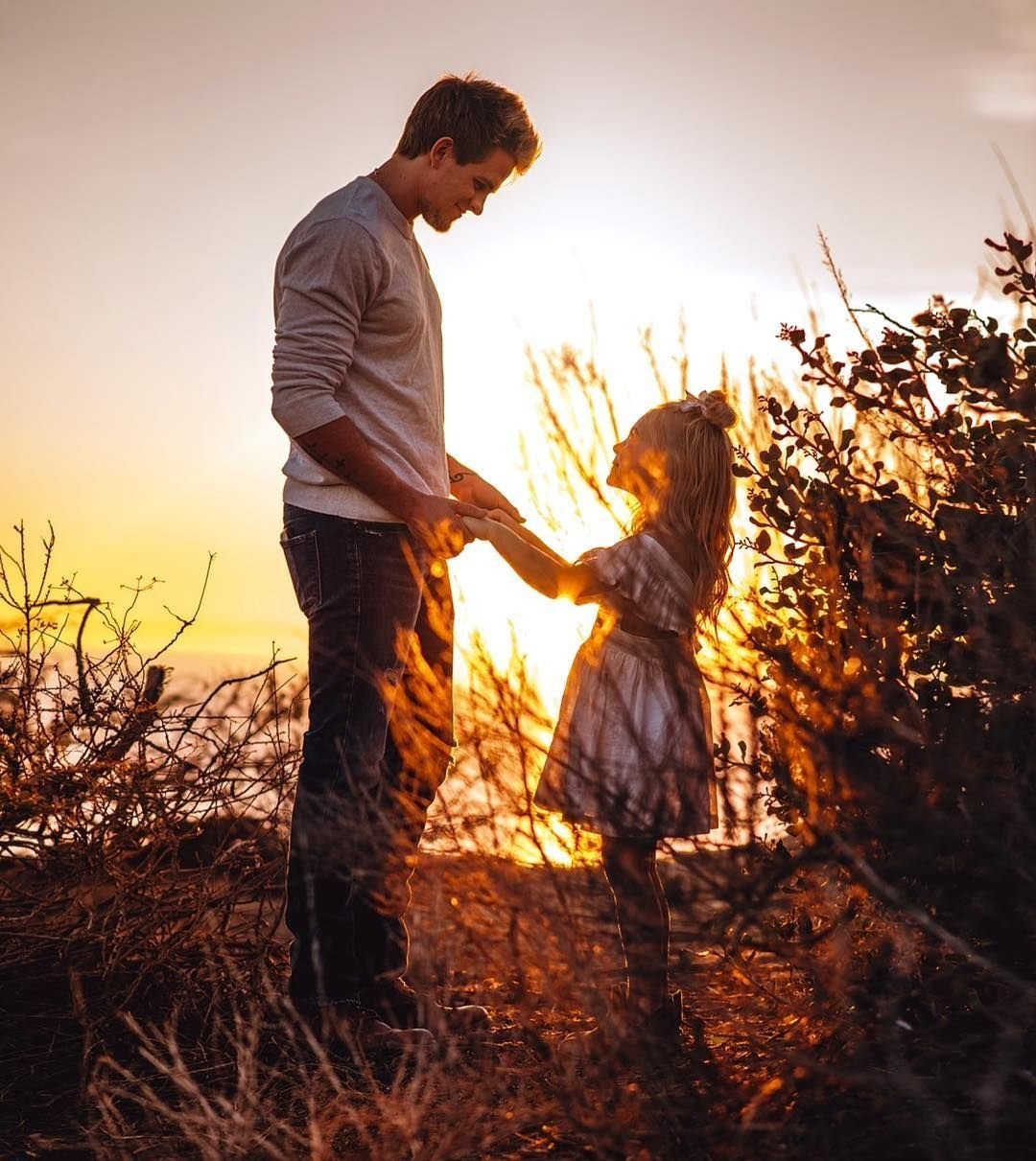 Фотосессия папа и дочка