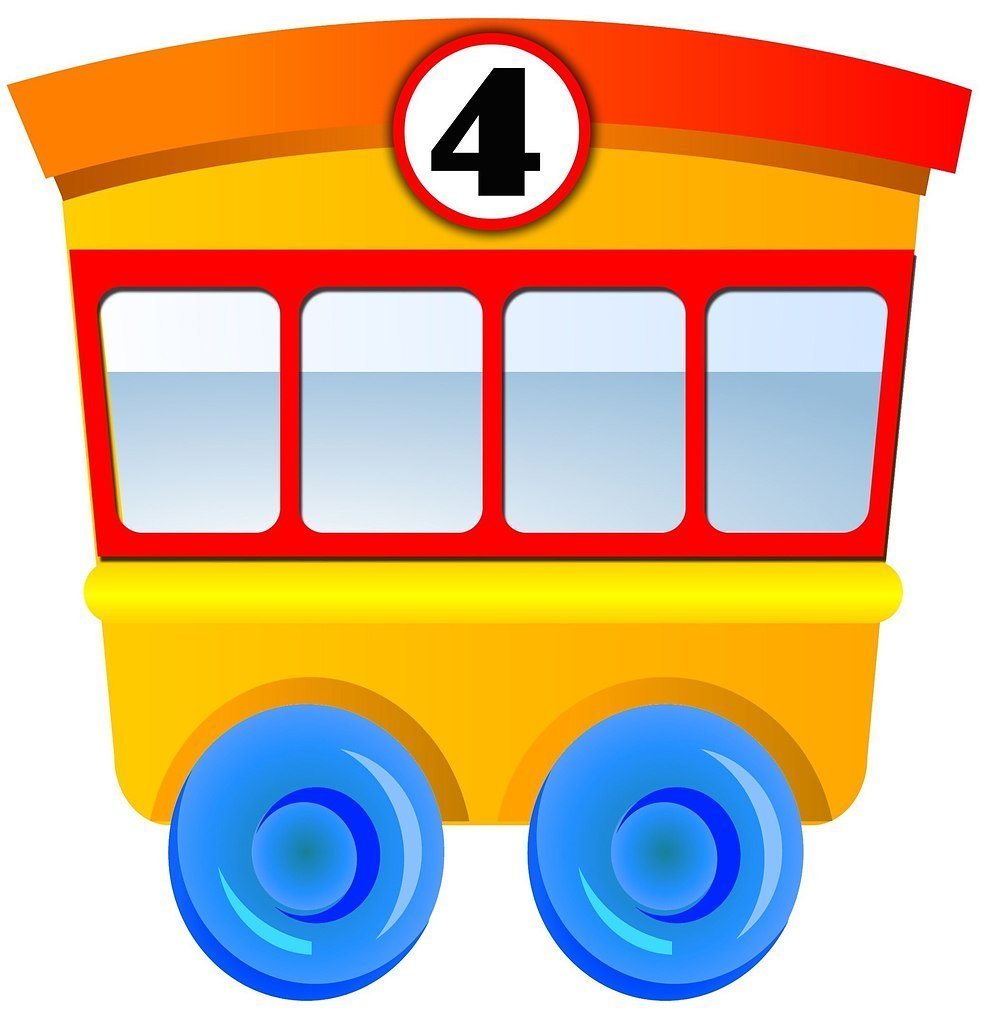 Паровоз с вагончиками