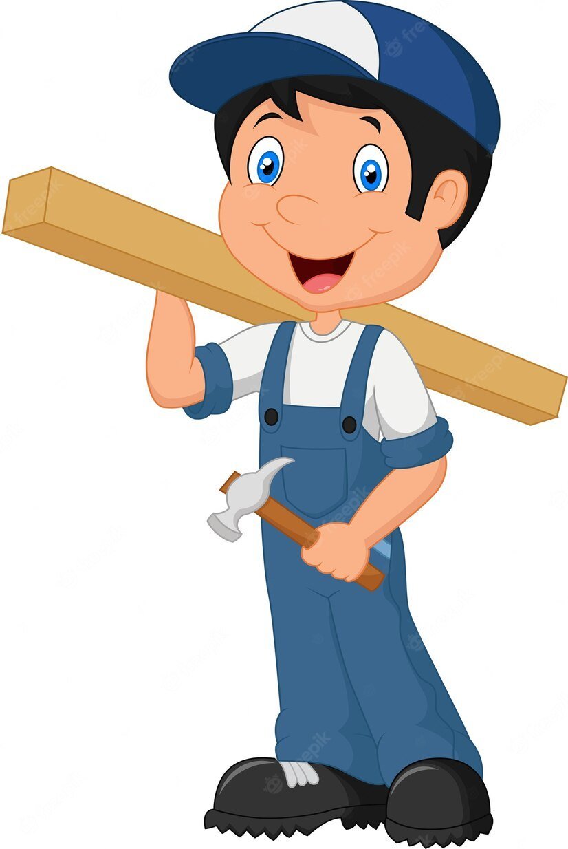 Плотник на стройке картинки для детей