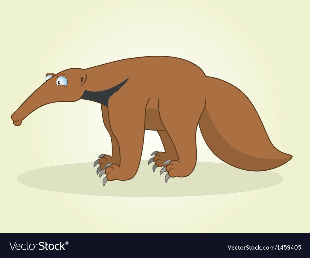 Муравьед картинки мультяшные