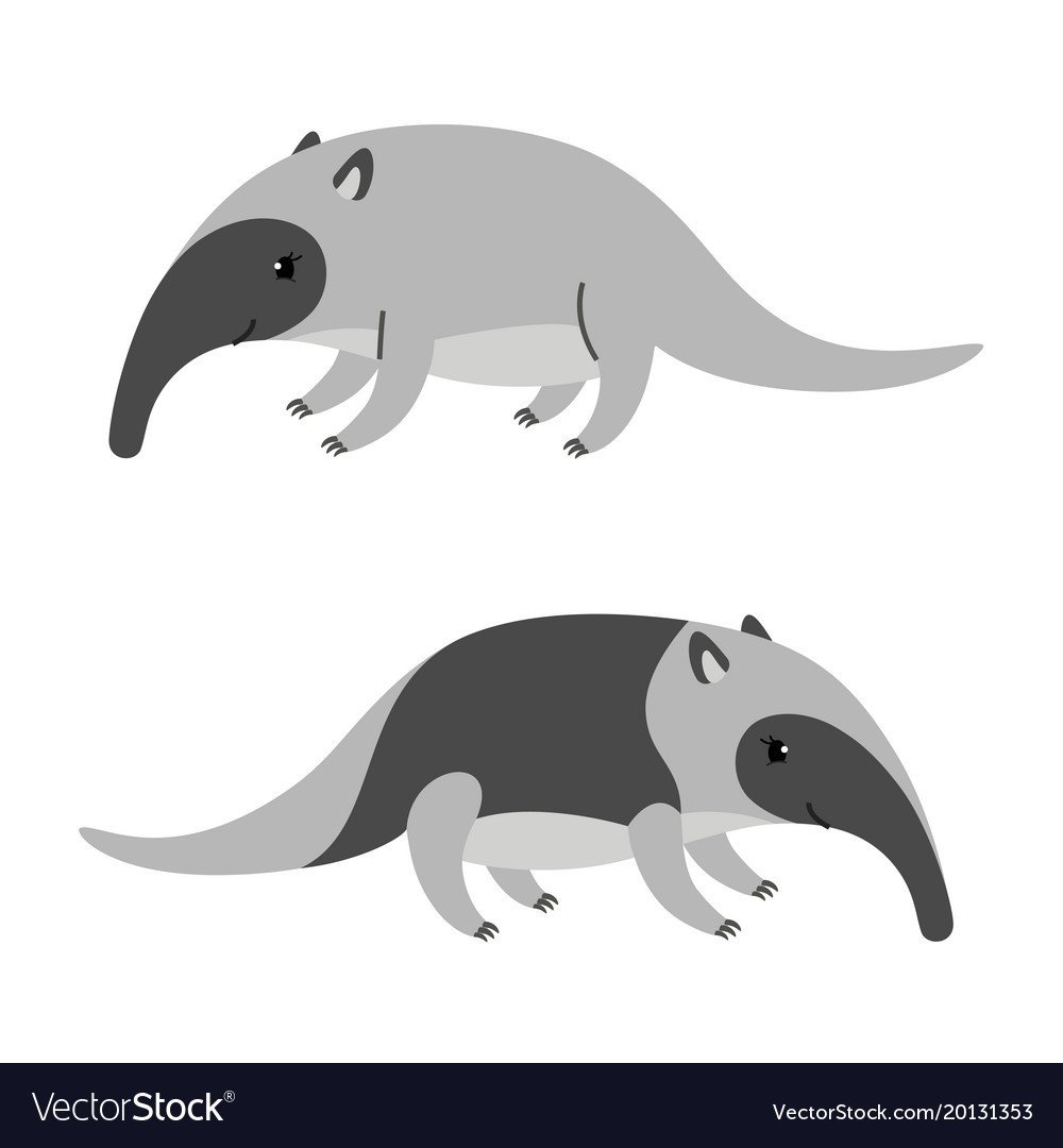 Муравьед для срисовки