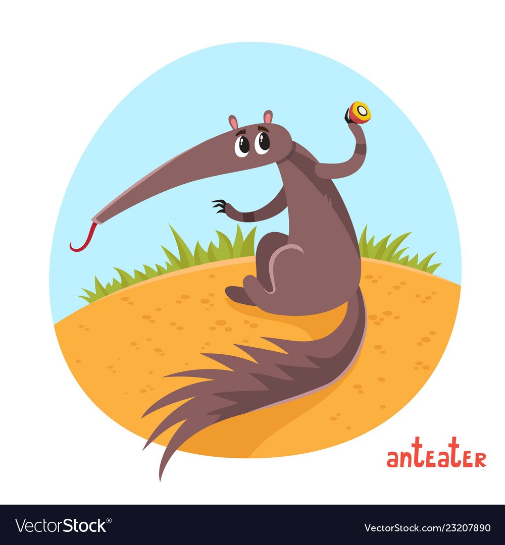 Муравьед из мультика