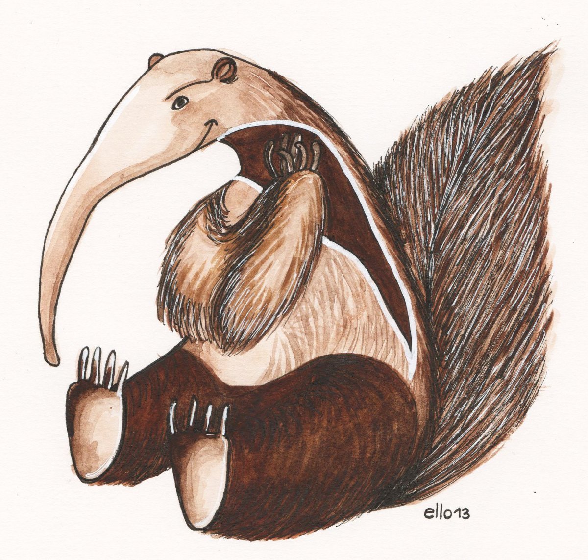 Муравьед арт