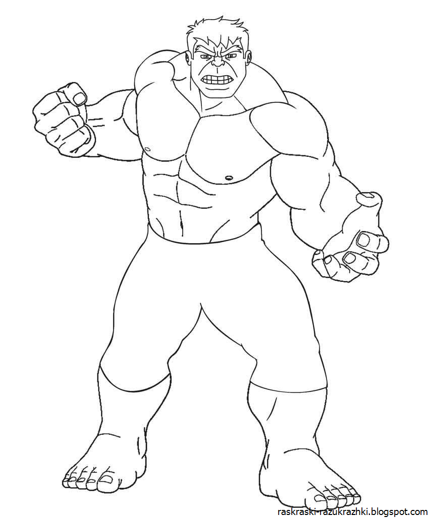 Hulk raskraski