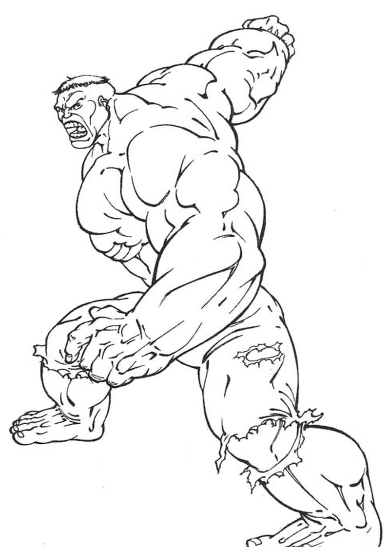 Раскраски Марвел Мстители