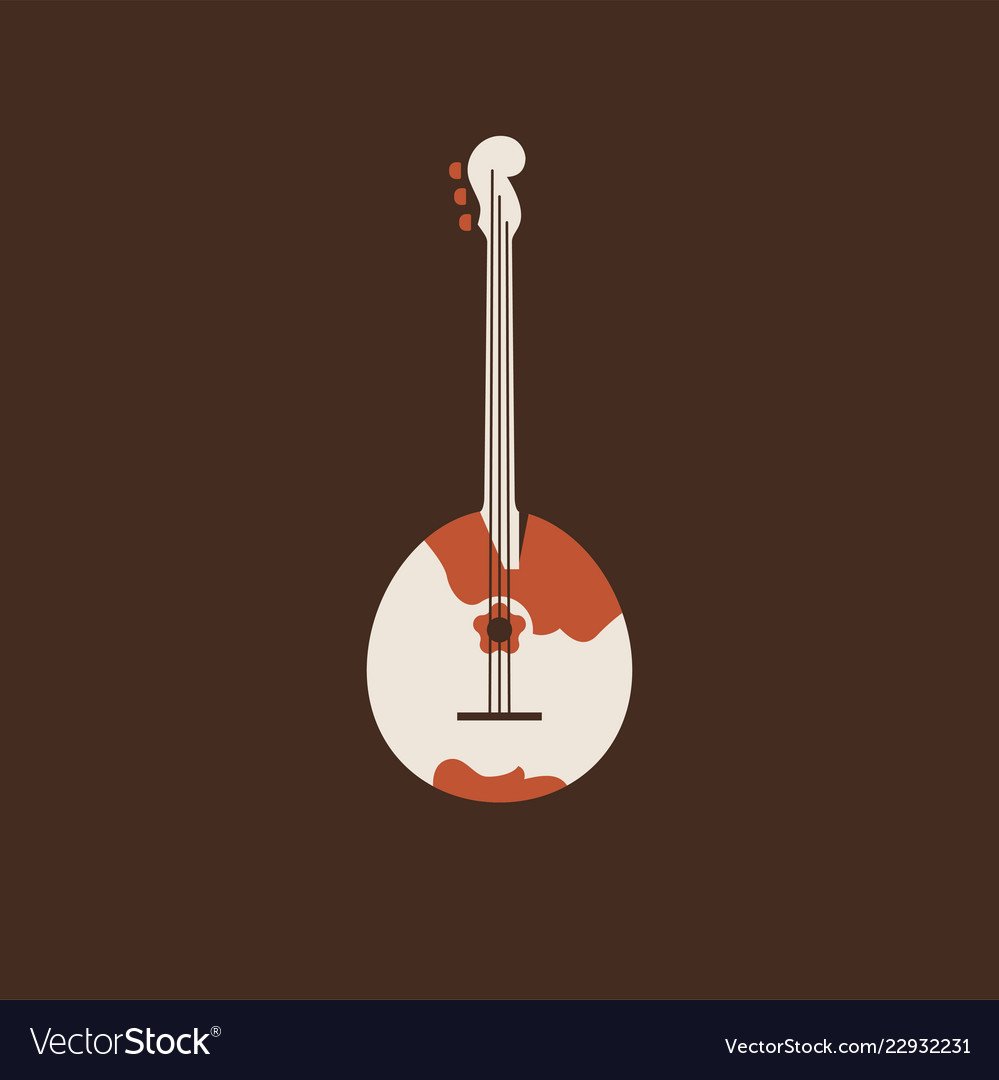 Стилизованная домра