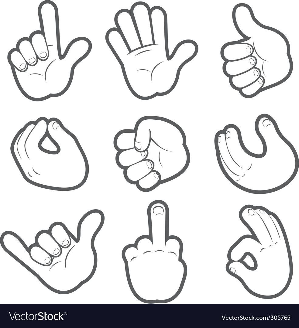 Мультяшные руки и ноги