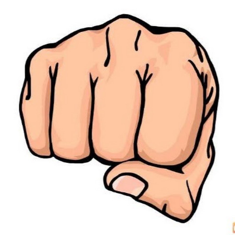 Ребенок с кулаком