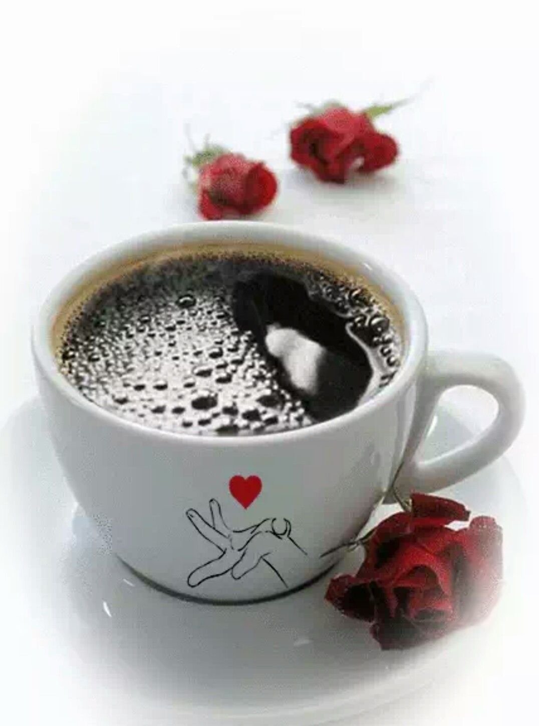 Цветы и кофе Эстетика