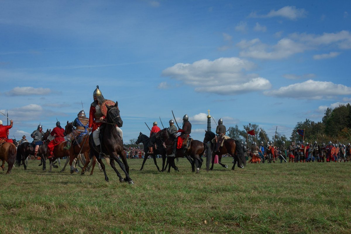 Красивая надпись Куликовская битва 1380