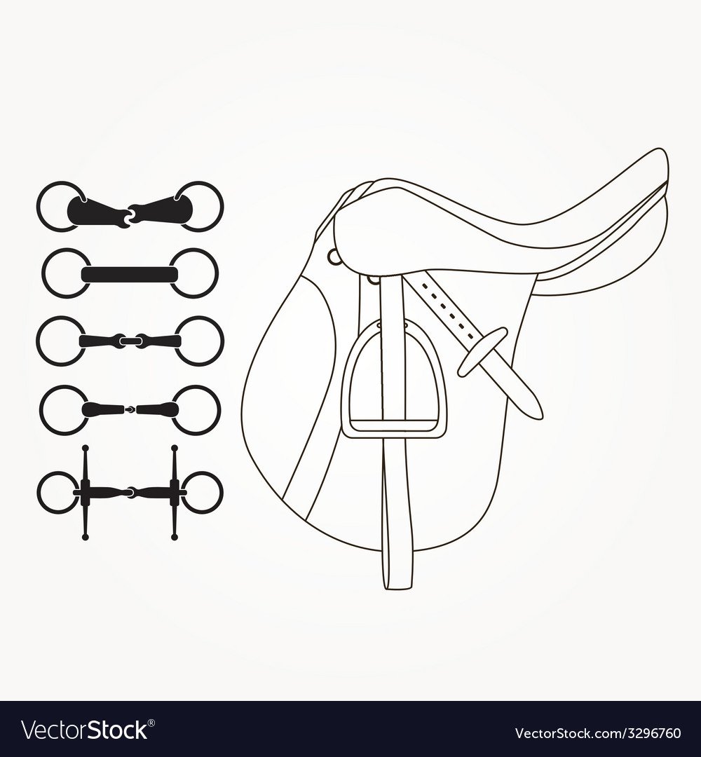 Седло и уздечка