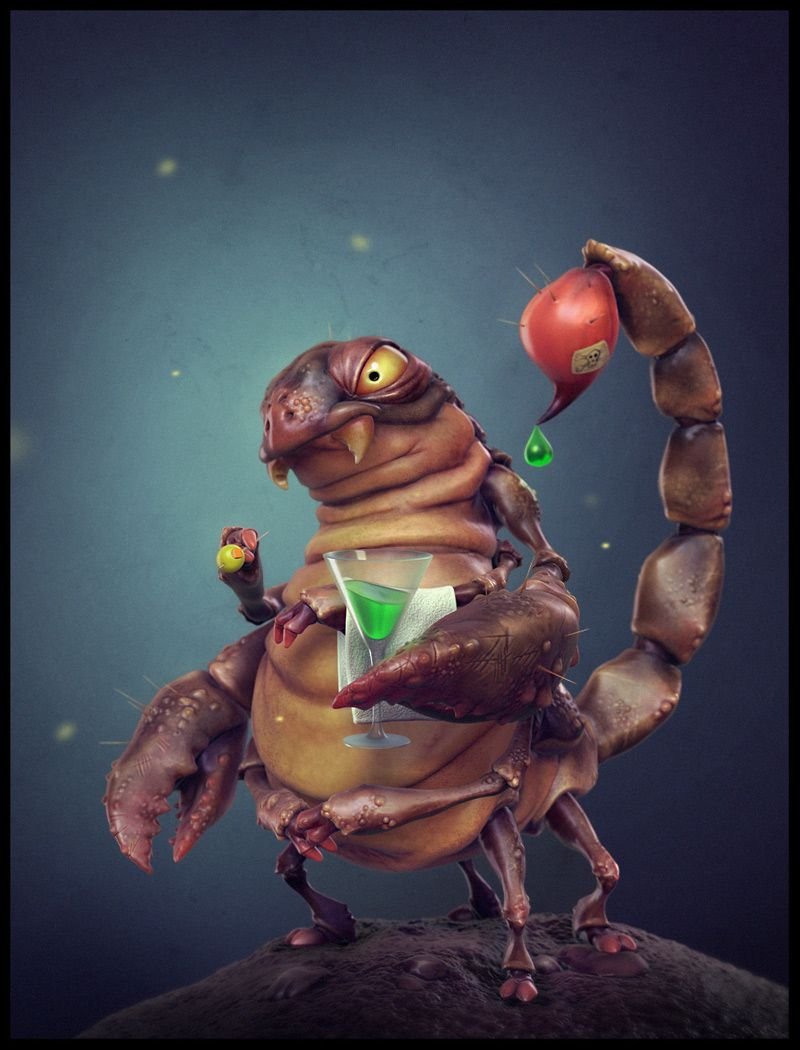 Знак зодиака Скорпион милый